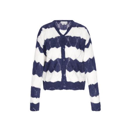 Usha Usha Gebreid vest navy / wit