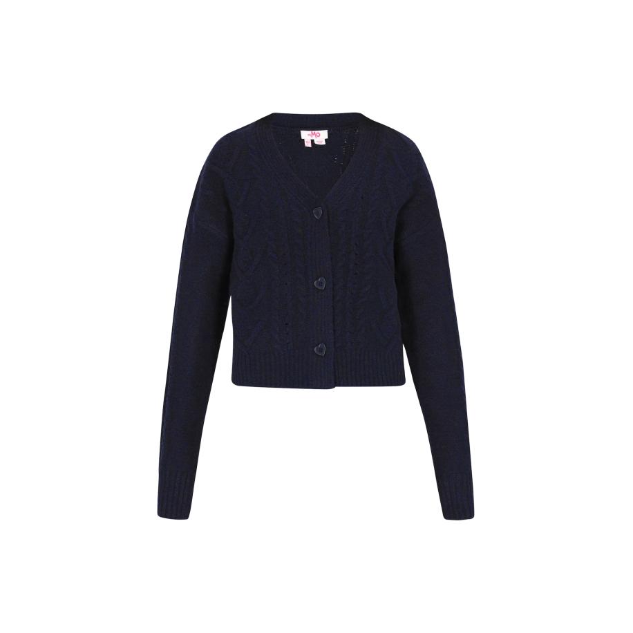 MYMO MYMO Gebreid vest navy -