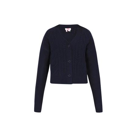 MYMO MYMO Gebreid vest navy