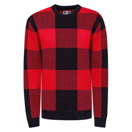 Rusty Neal Rusty Neal Trui rood / zwart