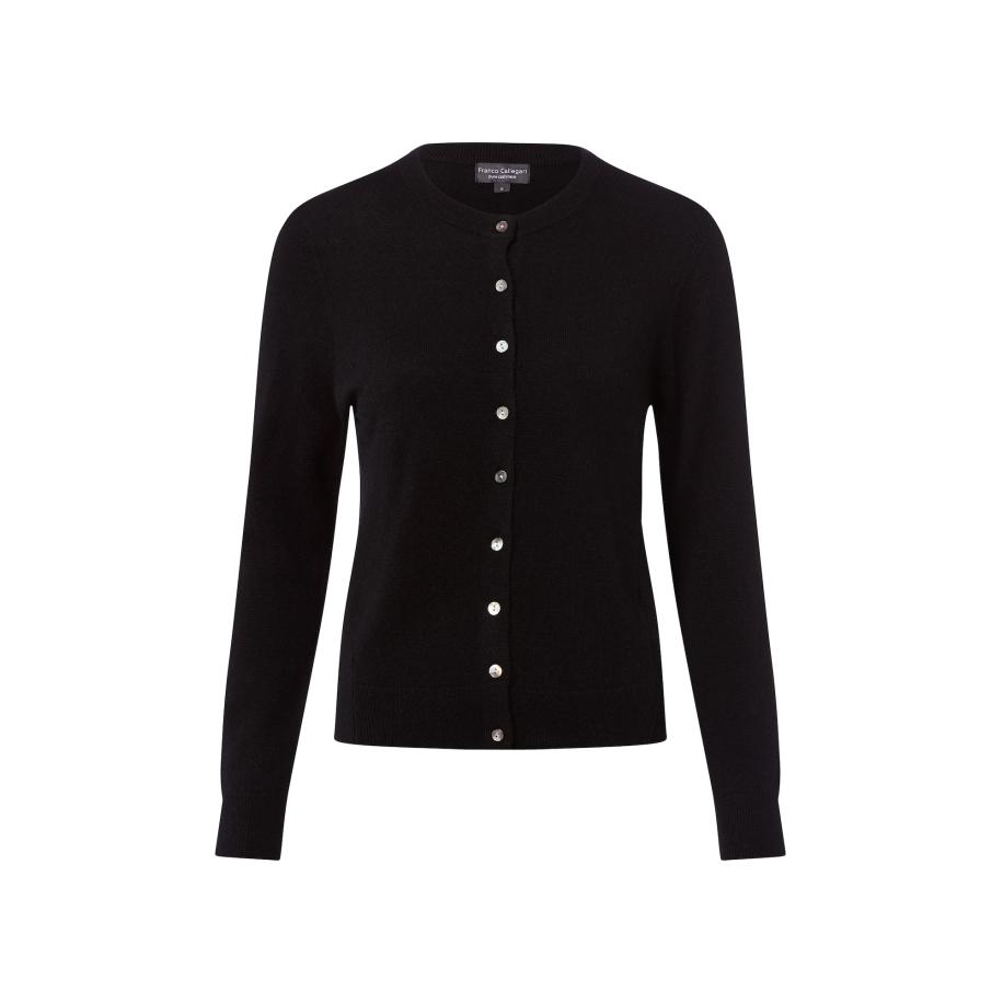 Franco Callegari Franco Callegari Gebreid vest zwart -