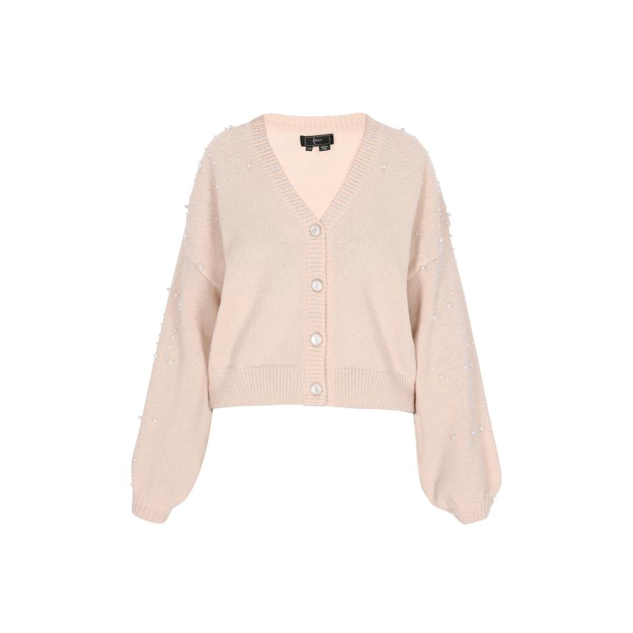 Faina faina Gebreid vest beige -