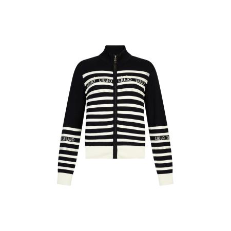 Liu Jo Liu Jo Gebreid vest Better zwart / wit