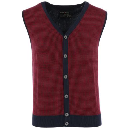 Marvelis Casual Gebreid vest chianti, Motief