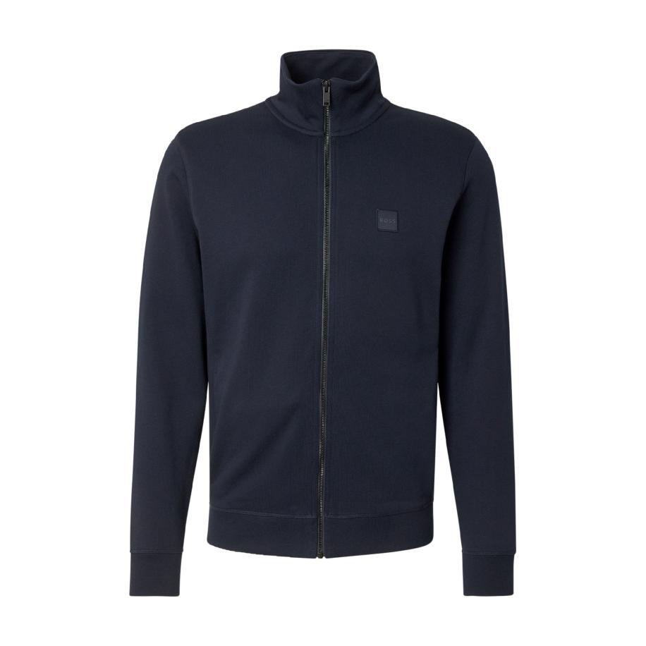 Hugo Boss BOSS Sweatvest Zestart donkerblauw -