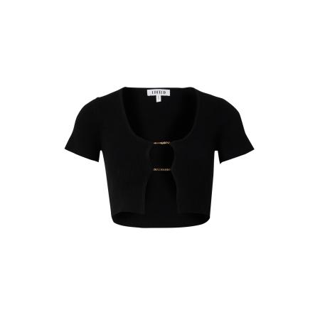EDITED EDITED Gebreid vest Maggie zwart