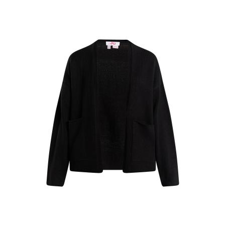 MYMO MYMO Gebreid vest Biany zwart