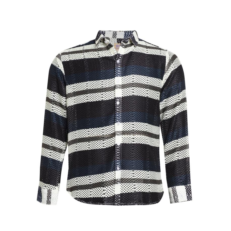 Campus Sutra Campus Sutra Gebreid vest Xylina beige / blauw -