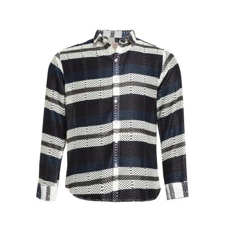 Campus Sutra Campus Sutra Gebreid vest Xylina beige / blauw