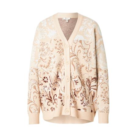 Guess GUESS Gebreid vest MELIN beige / bruin / wit