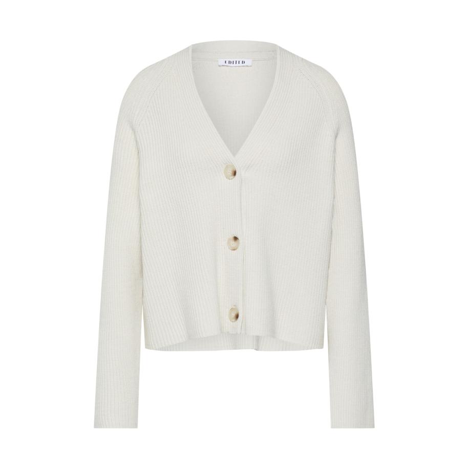 EDITED EDITED Gebreid vest Logan offwhite -