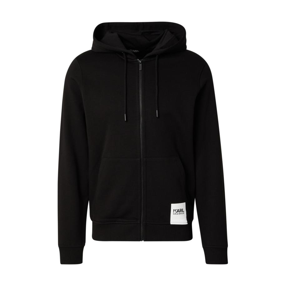 Karl Lagerfeld Karl Lagerfeld Sweatvest zwart / wit -