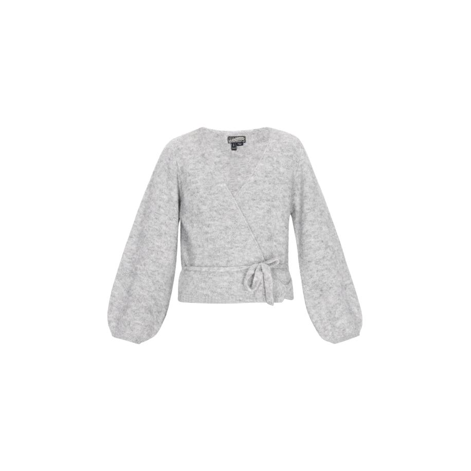 DreiMaster DreiMaster Vintage Gebreid vest grijs -