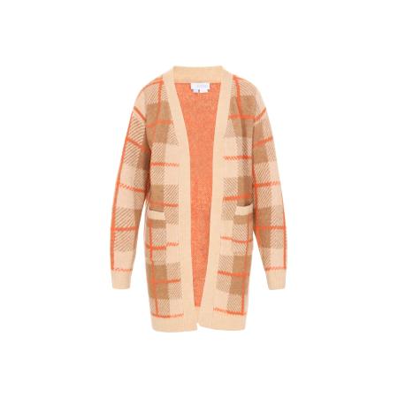 Usha usha BLUE LABEL Gebreid vest beige / camel / oranje