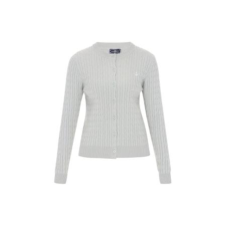 DreiMaster DreiMaster Maritim Gebreid vest lichtgroen