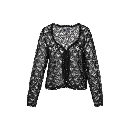 DreiMaster DreiMaster Vintage Gebreid vest Vintage zwart