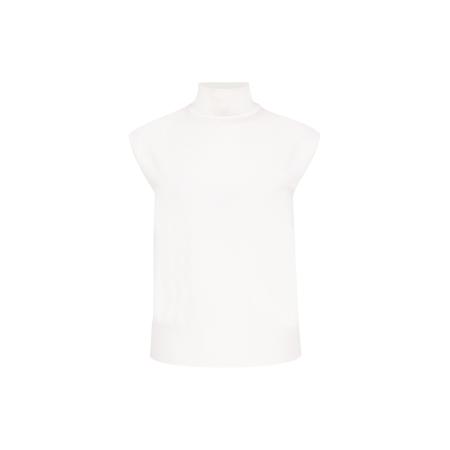 DreiMaster DreiMaster Klassik Gebreide bodywarmer wit