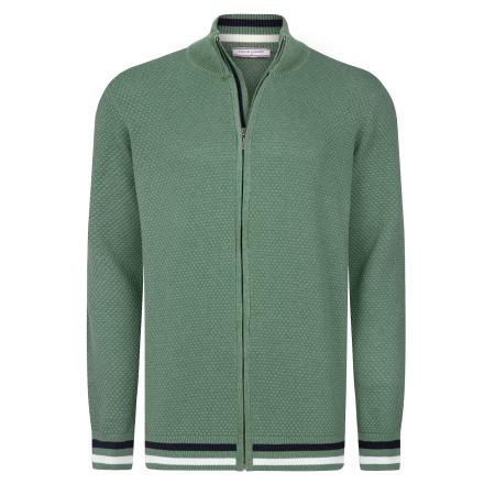 Felix Hardy Felix Hardy Gebreid vest groen / zwart / wit