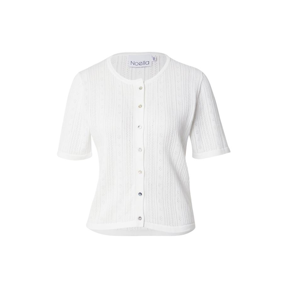 Noella Noella Gebreid vest Kataleyah wit -