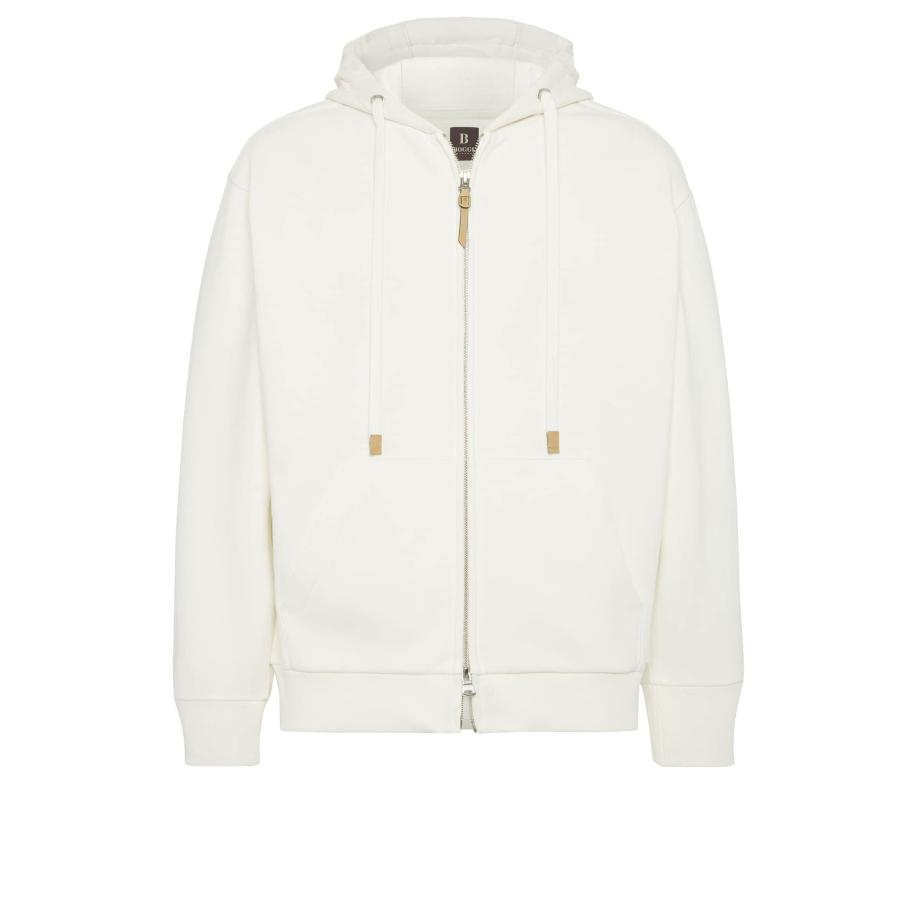 Boggi Milano Sweatvest wit Wit