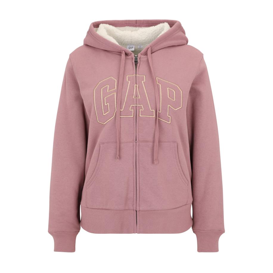 GAP Gap Petite Sweatvest HERITAGE goud / mauve -