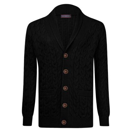 Felix Hardy Felix Hardy Gebreid vest zwart