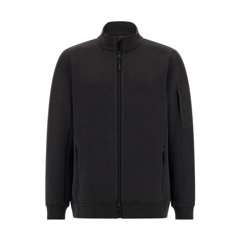 Boggi Milano Boggi Milano Sweatvest zwart -