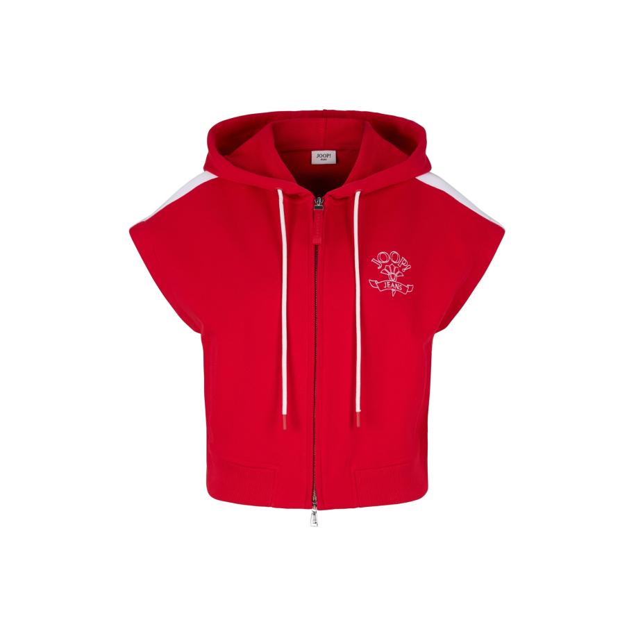 JOOP! Jeans JOOP! Jeans Sweatvest Telia rood / wit -