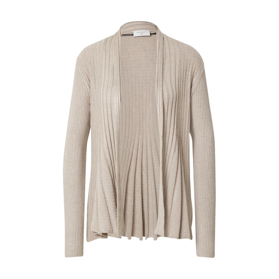 Freequent Freequent Gebreid vest CLAUDISSE beige gemêleerd -