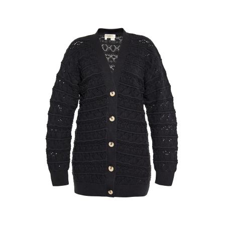 Gaya Gaya Gebreid vest zwart