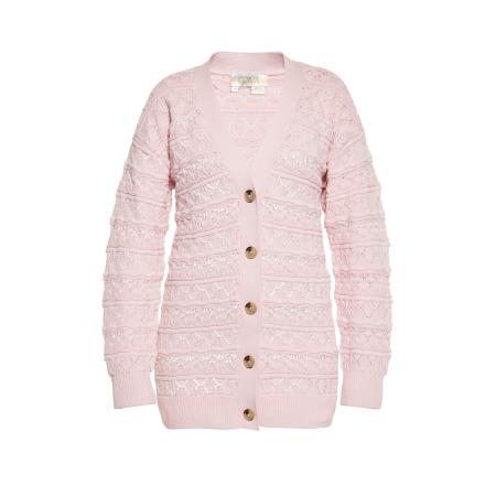 Gaya Gaya Gebreid vest lichtroze