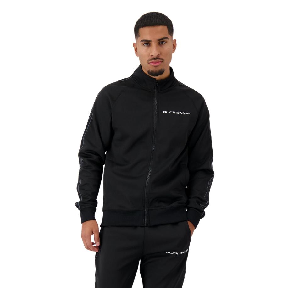 Black Bananas Taped Tracktop Zwart