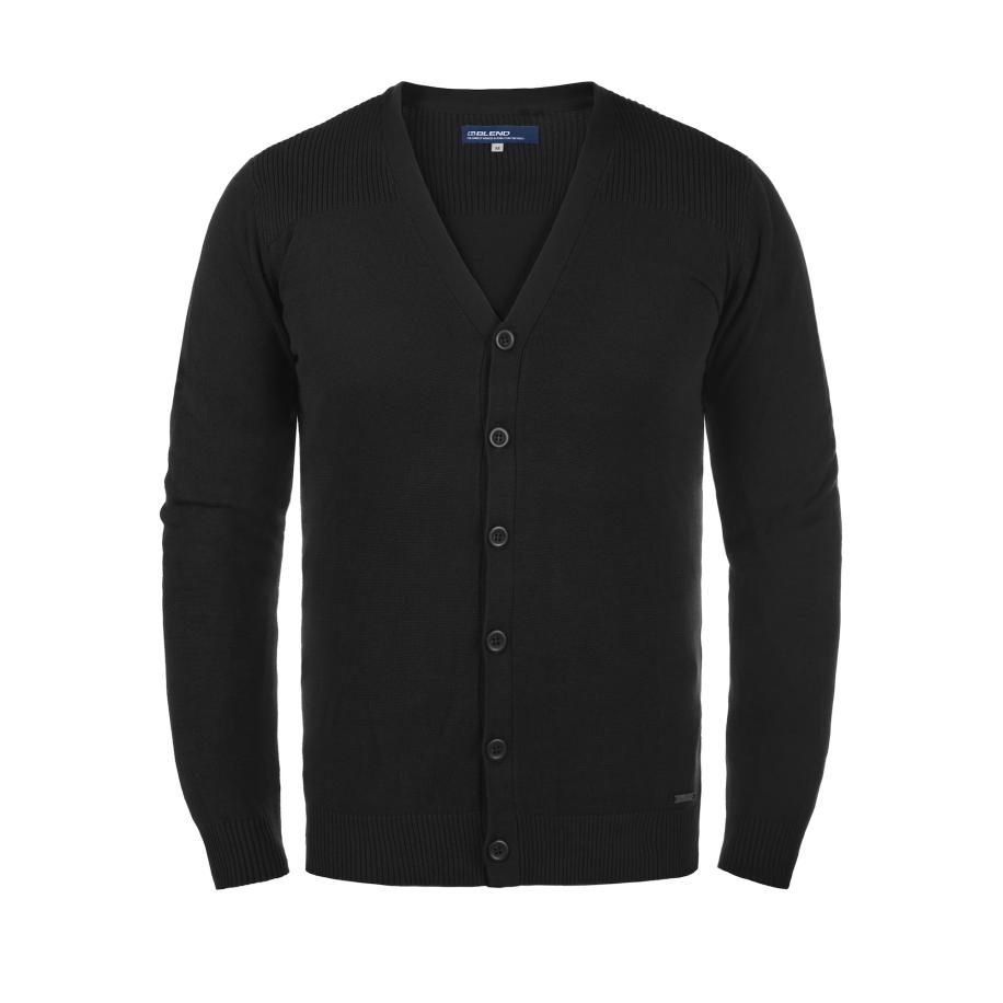 Blend BLEND Gebreid vest Caden zwart -