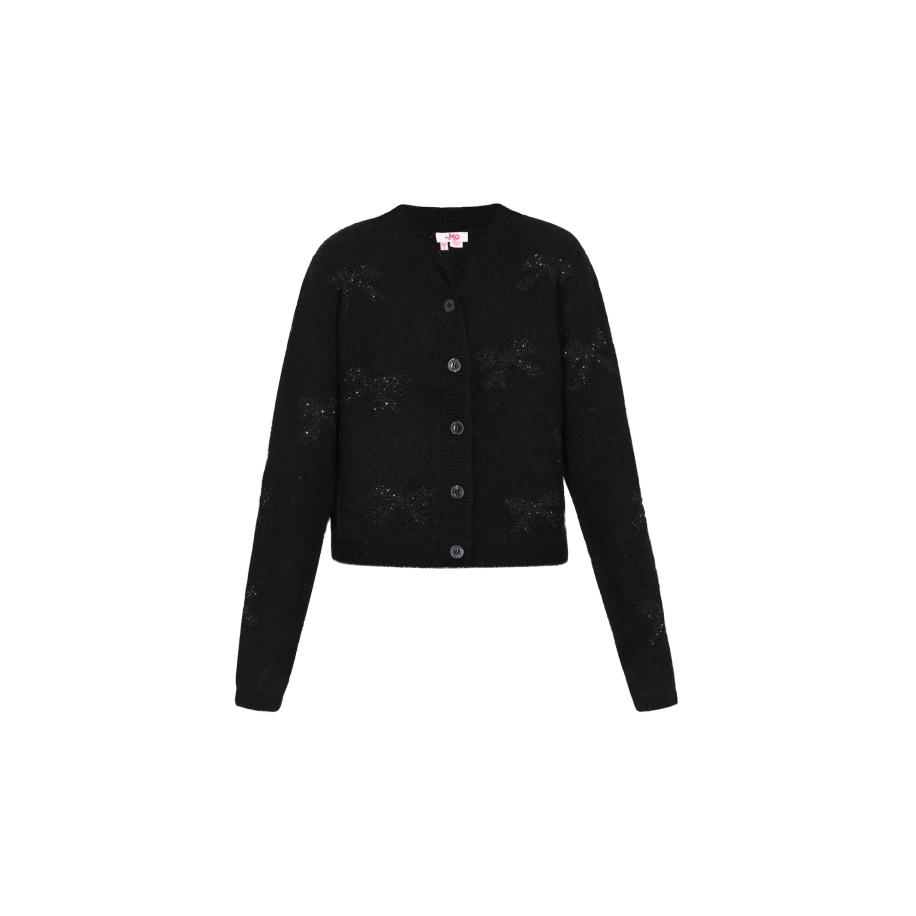 MYMO MYMO Gebreid vest zwart -