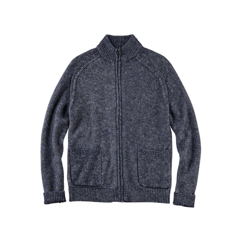 OLYMP Casual Vest Marine, Effen Blauw