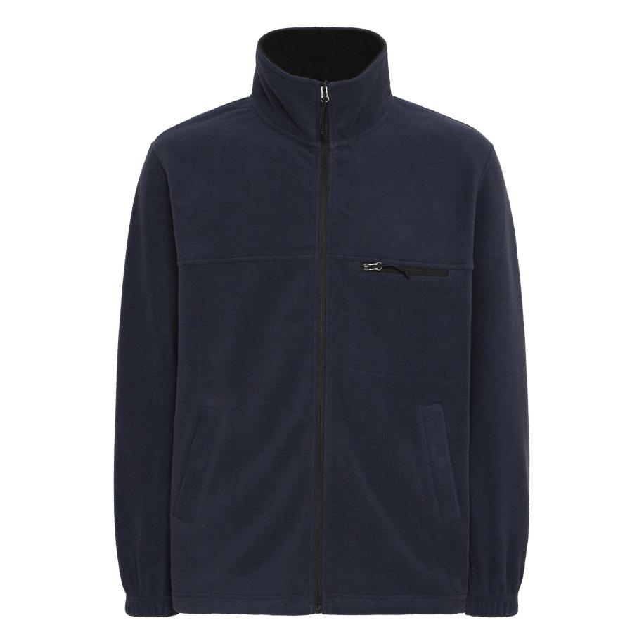 Solid !Solid Fleece jas Matz donkerblauw -