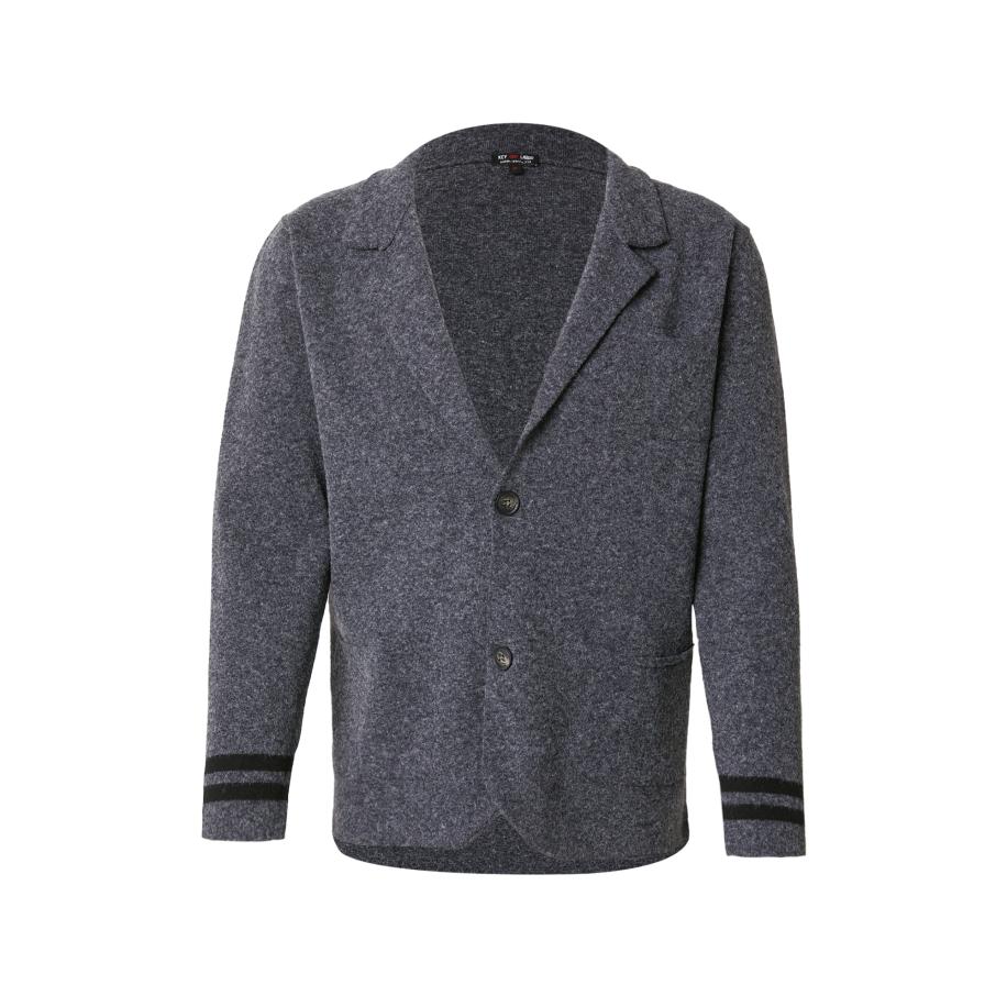 Key Largo Key Largo Gebreid vest ALREADY antraciet -