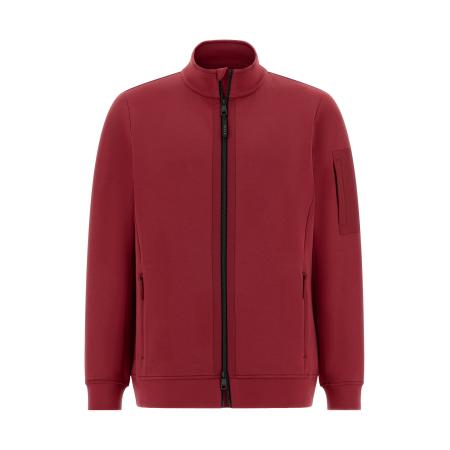 Boggi Milano Boggi Milano Sweatvest B Tech donkerrood