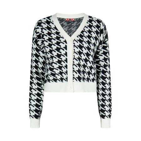 MYMO myMo ROCKS Gebreid vest zwart / wit