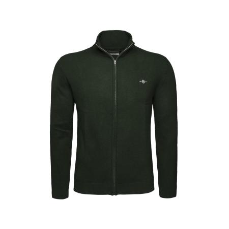 Gant GANT Gebreid vest donkergroen