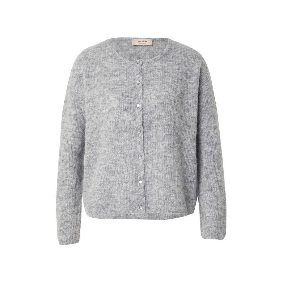 Mos Mosh MOS MOSH Gebreid vest MMAlmine grijs -