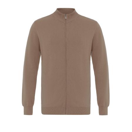 Anou Anou Anou Anou Gebreid vest camel