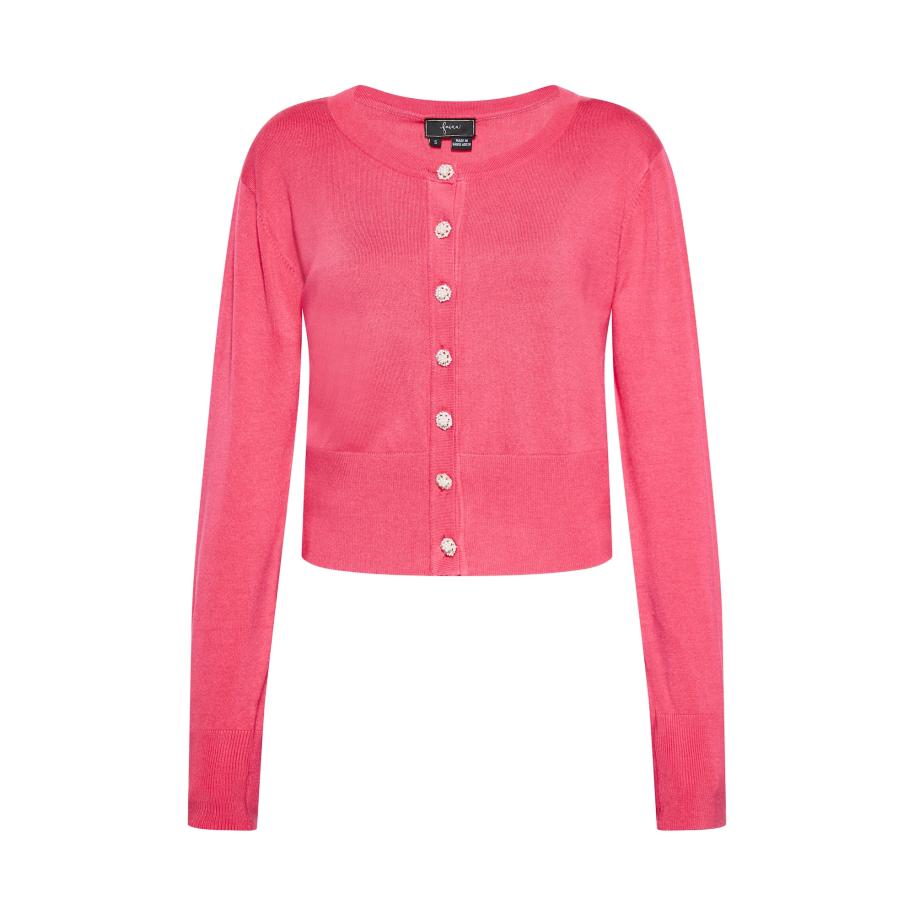 Faina faina Gebreid vest pink -