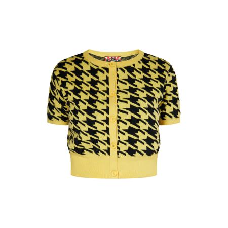 MYMO myMo ROCKS Gebreid vest geel / zwart