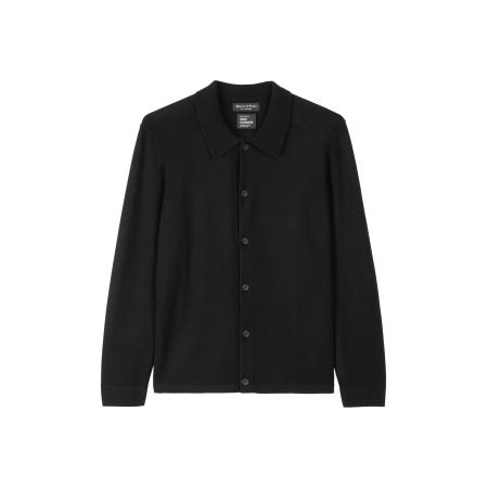 Marc O'Polo Marc OPolo Gebreid vest zwart