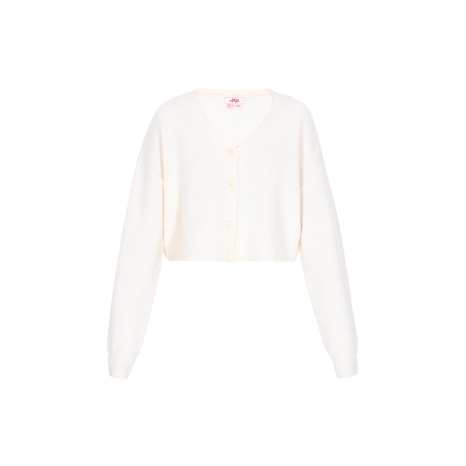 MYMO MYMO Gebreid vest Young Fashion offwhite -