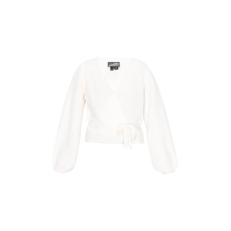 DreiMaster DreiMaster Vintage Gebreid vest wit