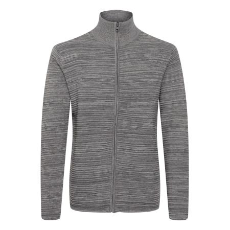 Solid !Solid Gebreid vest STRUAN grijs