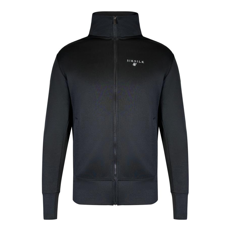 SikSilk SikSilk Sweatvest zwart / wit -