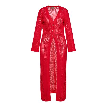 ebeeza ebeeza Gebreid vest rood